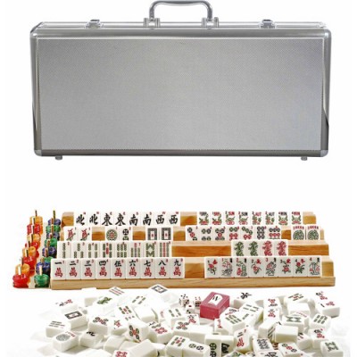 Deluxe American Mahjong in a Silver Aluminum Case   553450743
